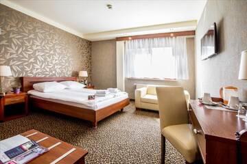 Фото номера Стандартный двухместный номер с 1 кроватью Отель Hotel Diament Vacanza Katowice - Siemianowice г. Семяновице-Слёнске 3